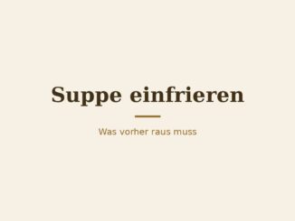 Suppe einfrieren – Titelbild