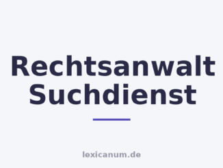 Rechtsanwalt Suchdienst