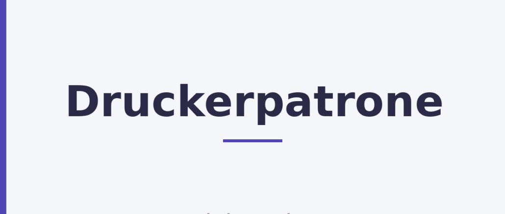 Druckerpatrone