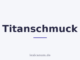 Titanschmuck