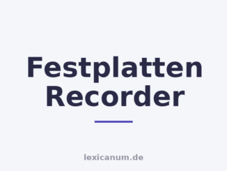 Festplatten Recorder