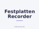 Festplatten Recorder