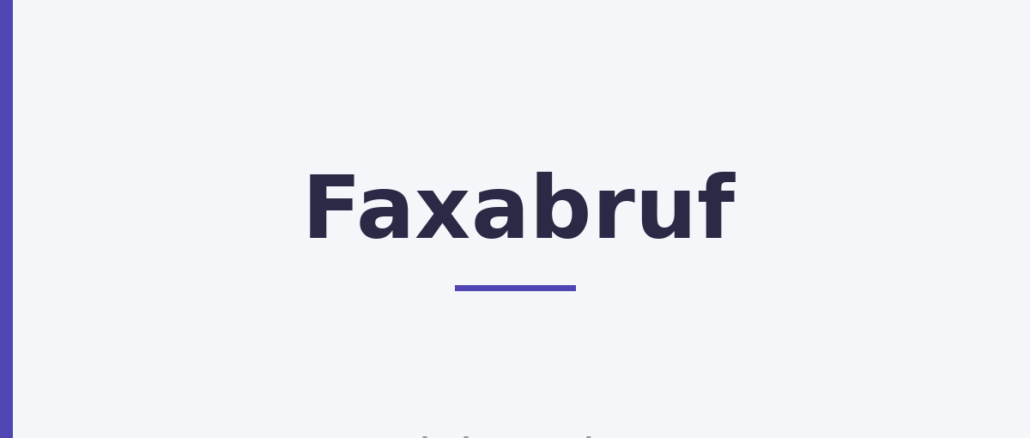 Faxabruf