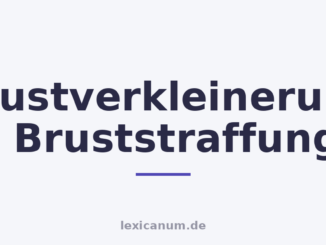 Brustverkleinerung / Bruststraffung