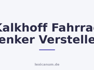 Kalkhoff Fahrrad Lenker Verstellen