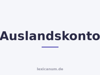Auslandskonto
