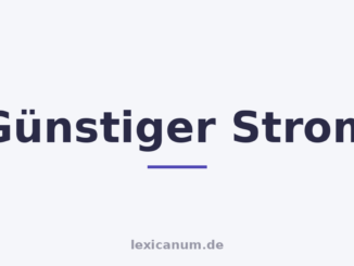 Günstiger Strom