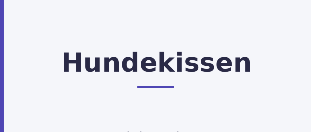 Hundekissen