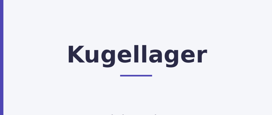 Kugellager