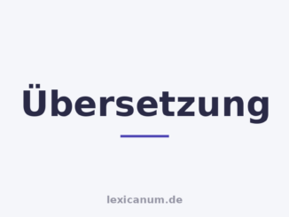 Übersetzung