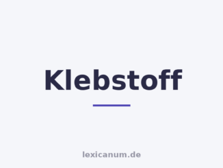 Klebstoff