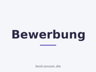 Bewerbung