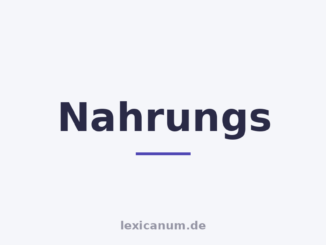 Nahrungs