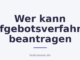Wer kann Aufgebotsverfahren beantragen