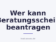 Wer kann Beratungsschein beantragen