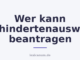 Wer kann Behindertenausweis beantragen
