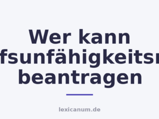 Wer kann Berufsunfähigkeitsrente beantragen