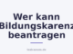 Wer kann Bildungskarenz beantragen