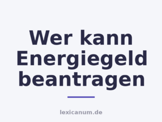 Wer kann Energiegeld beantragen