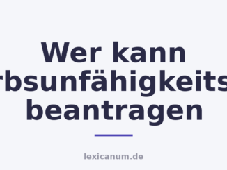 Wer kann Erwerbsunfähigkeitsrente beantragen