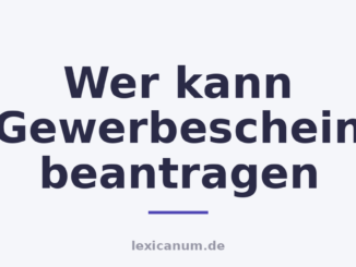 Wer kann Gewerbeschein beantragen