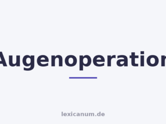 Augenoperation
