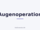 Augenoperation
