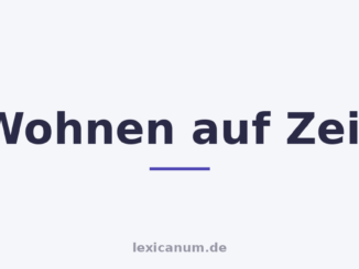 Wohnen auf Zeit
