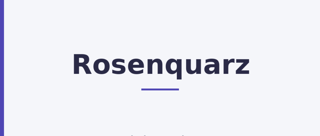 Rosenquarz