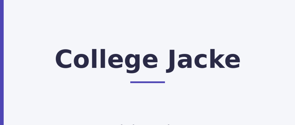 College Jacke