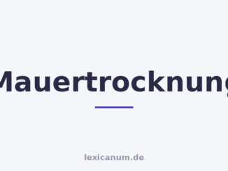 Mauertrocknung
