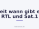 Seit wann gibt es RTL und Sat.1