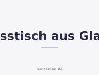 Esstisch aus Glas
