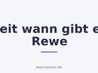 Seit wann gibt es Rewe