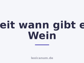 Seit wann gibt es Wein