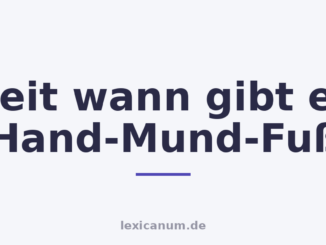 Seit wann gibt es Hand-Mund-Fuß