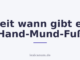 Seit wann gibt es Hand-Mund-Fuß