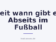 Seit wann gibt es Abseits im Fußball