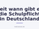 Seit wann gibt es die Schulpflicht in Deutschland