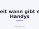 Seit wann gibt es Handys