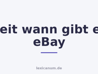 Seit wann gibt es eBay