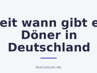 Seit wann gibt es Döner in Deutschland