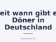 Seit wann gibt es Döner in Deutschland