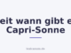 Seit wann gibt es Capri-Sonne