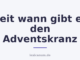 Seit wann gibt es den Adventskranz