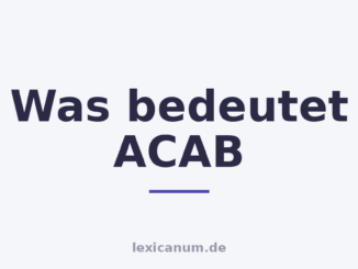 Was bedeutet ACAB