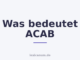 Was bedeutet ACAB