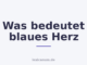 Was bedeutet blaues Herz