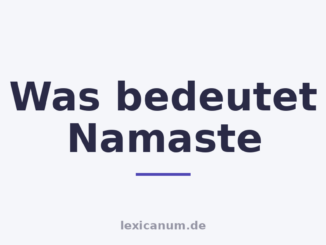 Was bedeutet Namaste
