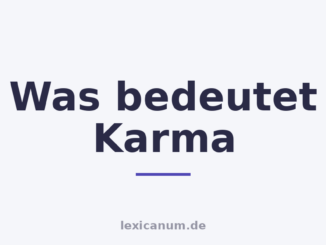 Was bedeutet Karma